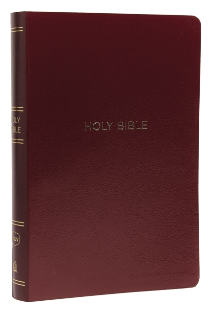 NKJV Holy Bible, Giant Print Center-Column Reference Bible, Burgundy Leather-look, Thumb Indexed, 72,000+ Cross References, Red Letter, Comfort Print: New King James Version, Paperback / softback Book