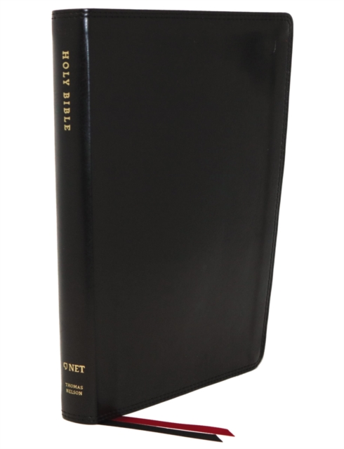 NET Bible, Thinline, Leathersoft, Black, Thumb Indexed, Comfort Print : Holy Bible, Leather / fine binding Book