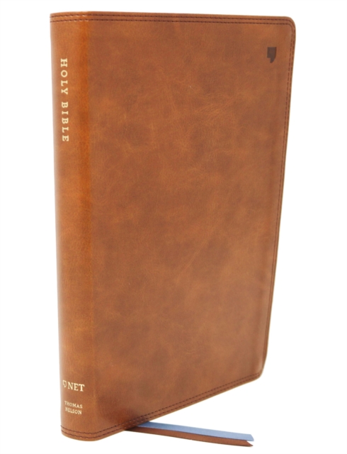 NET Bible, Thinline, Leathersoft, Brown, Comfort Print : Holy Bible, Leather / fine binding Book