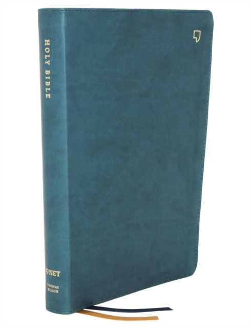 NET Bible, Thinline, Leathersoft, Teal, Thumb Indexed, Comfort Print : Holy Bible, Leather / fine binding Book