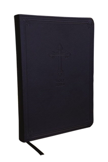 KJV Holy Bible: Value Large Print Thinline, Black Leathersoft, Red Letter, Comfort Print: King James Version, Leather / fine binding Book