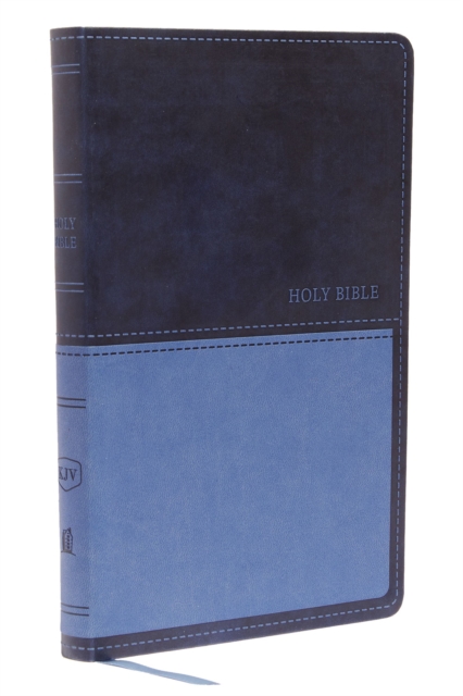 KJV Holy Bible: Value Thinline, Blue Leathersoft, Red Letter, Comfort Print: King James Version : Holy Bible, King James Version, Leather / fine binding Book