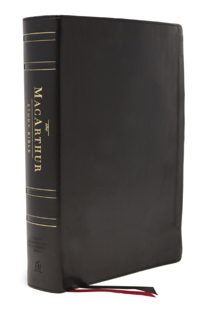 NASB, MacArthur Study Bible, 2nd Edition, Genuine Leather, Black, Thumb Indexed, Comfort Print : Unleashing God's Truth One Verse at a Time, Leather / fine binding Book