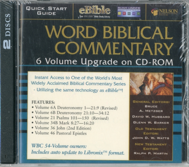 The Wbc 6-Volume Upgrade CD-ROM : Powered by Ebible!, CD-ROM Book
