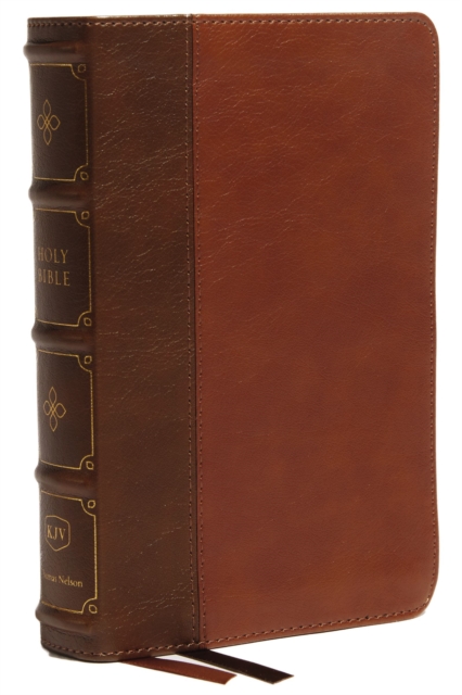 KJV Holy Bible: Compact, Brown Leathersoft, Comfort Print: King James Version (Maclaren Series), Leather / fine binding Book