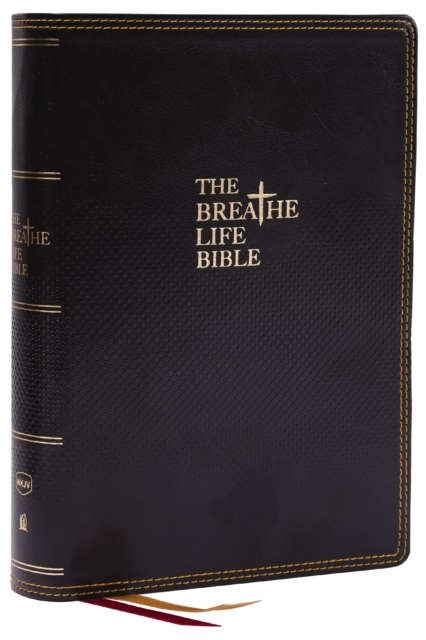 The Breathe Life Holy Bible: Faith in Action (NKJV, Black Leathersoft, Red Letter, Comfort Print), Leather / fine binding Book