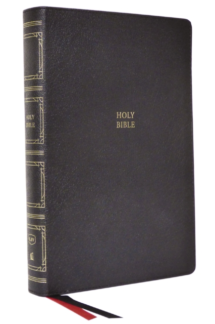 KJV Holy Bible: Paragraph-style Large Print Thinline with 43,000 Cross References, Black Genuine Leather, Red Letter, Comfort Print: King James Version, Leather / fine binding Book