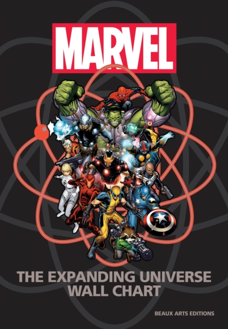 Marvel: The Expanding Universe Wall Chart, Hardback Book