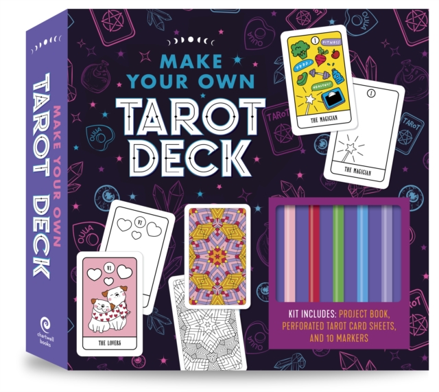 Make Your Own Tarot Deck : Kit Includes: Project Book, Perforated Tarot Card Sheets, and 10 Markers, Kit Book