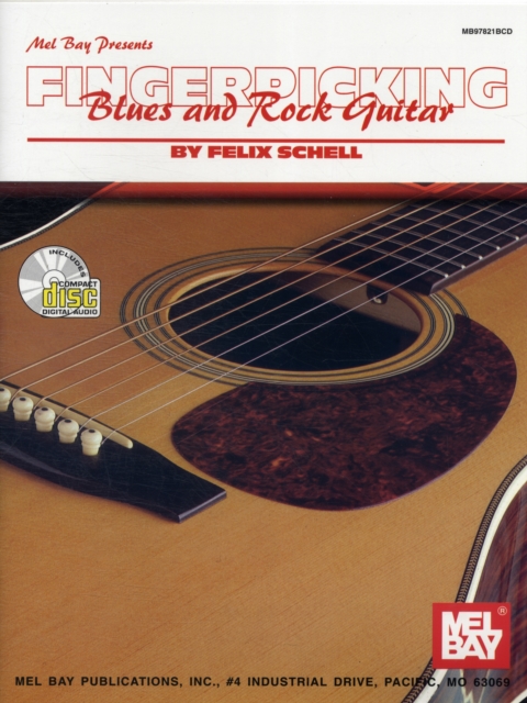FINGERPICKING BLUES & ROCK GUITAR, Spiral bound Book