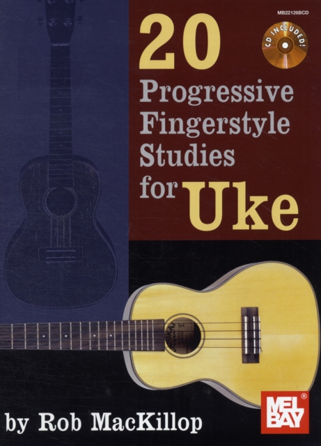 20 Progressive Fingerstyle Studies for Uke, Paperback Book