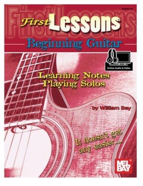 FIRST LESSONS BEG GTR BK AUD, Paperback Book
