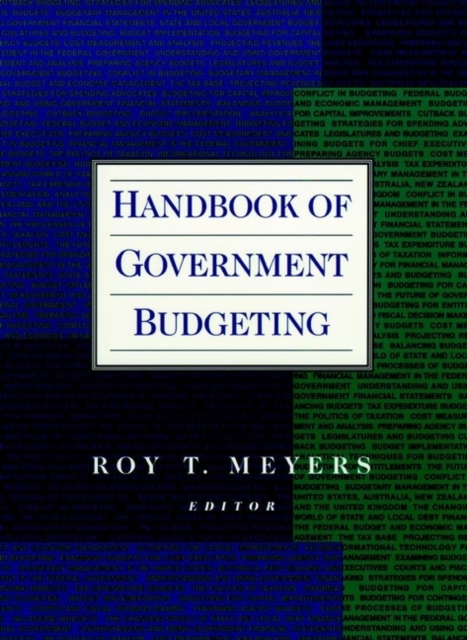 Handbook of Government Budgeting, Hardback Book