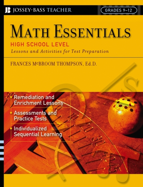 Maths Essentials : Lessons and Activities for Test Preparation High School Level, Paperback Book