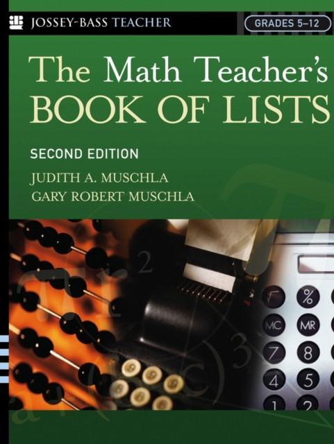 The Math Teacher's Book Of Lists, Paperback / softback Book