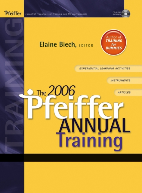 The Pfeiffer Annual : Training, Hardback Book