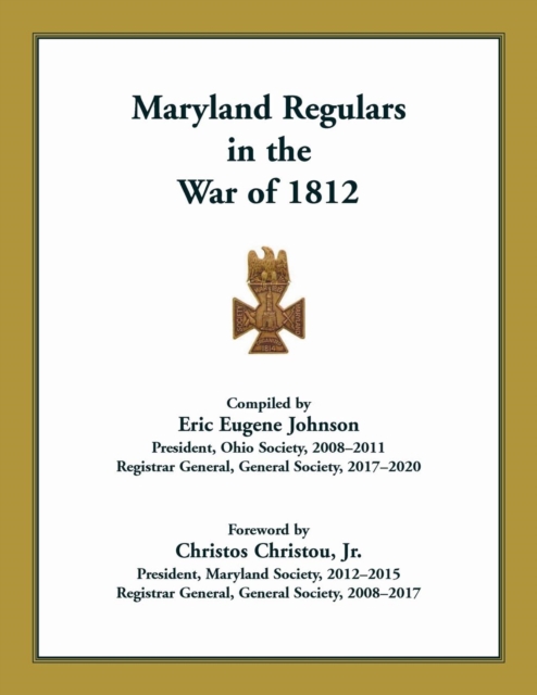 Maryland Regulars in the War of 1812, Paperback / softback Book