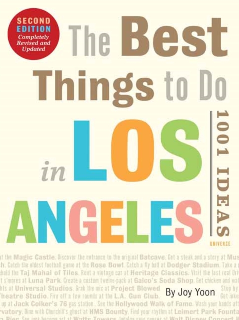Best Things To Do In LA : 1001 Ideas, Paperback / softback Book