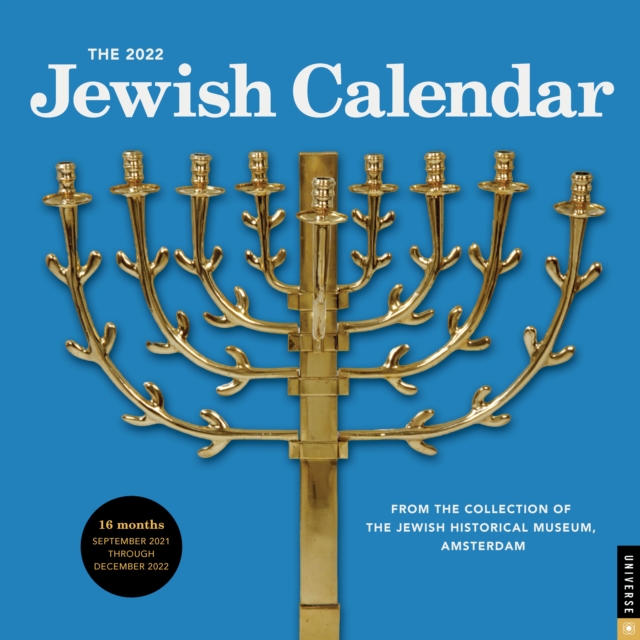 The 2022 Jewish Calendar 16-Month 2021-2022 Wall Calendar : Jewish Year 5782, Calendar Book