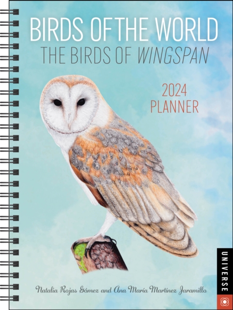 Birds of the World: The Birds of Wingspan 12-Month 2024 Planner Calendar, Calendar Book