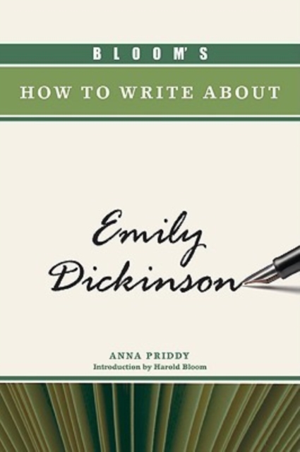 Bloom's How to Write About Emily Dickinson, Hardback Book