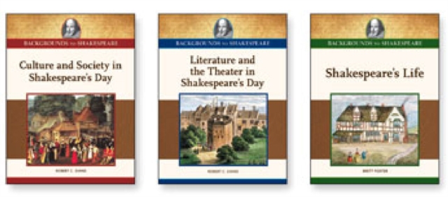 Backgrounds to Shakespeare Set : Three Volumes, Hardback Book