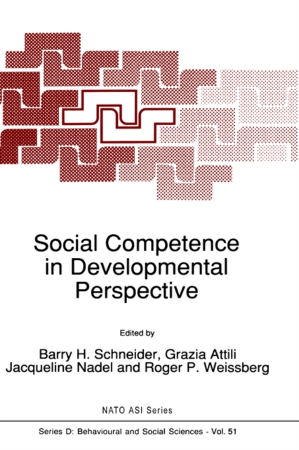 Social Competence in Developmental Perspective, Hardback Book