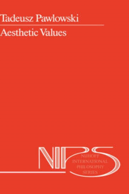 Aesthetic Values, Hardback Book