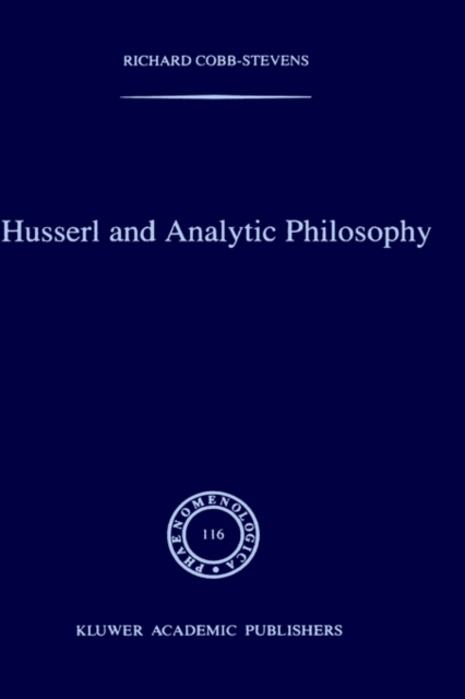 Husserl and Analytic Philosophy, Hardback Book
