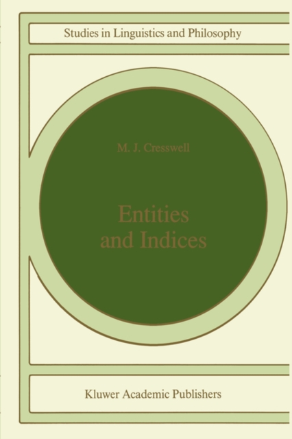 Entities and Indices, Paperback / softback Book