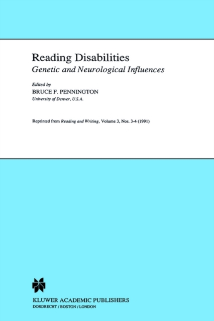 Reading Disabilities : Genetic and Neurological Influences, Hardback Book