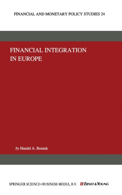 Financial Integration in Europe, Hardback Book