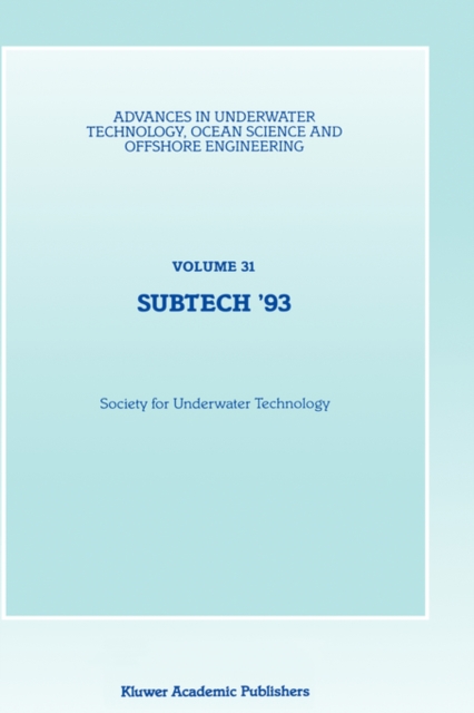 Subtech '93, Hardback Book