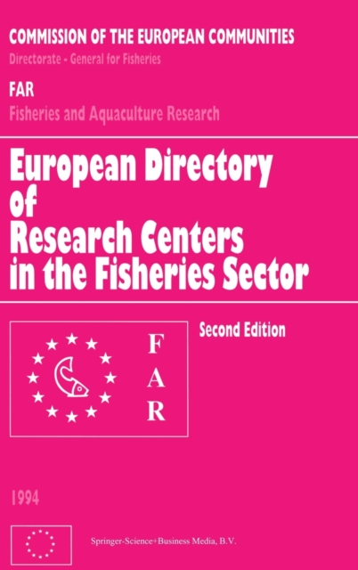 European Directory of Research Centers in the Fisheries Sector, Hardback Book