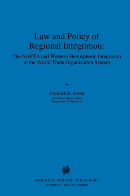 Abbott: Law and Policyof Regional Pa., Paperback / softback Book