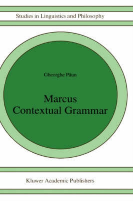 Marcus Contextual Grammars, Hardback Book