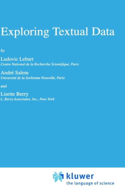 Exploring Textual Data, Hardback Book