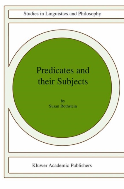 Predicates and Their Subjects, Hardback Book