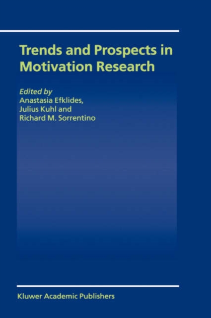 Trends and Prospects in Motivation Research, Hardback Book