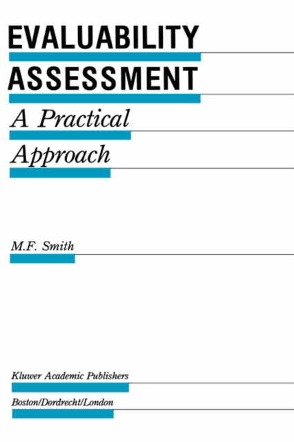 Evaluability Assessment : A Practical Approach, Hardback Book