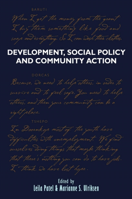 Development, Social Policy and Community Action : Lessons From Below, Paperback / softback Book