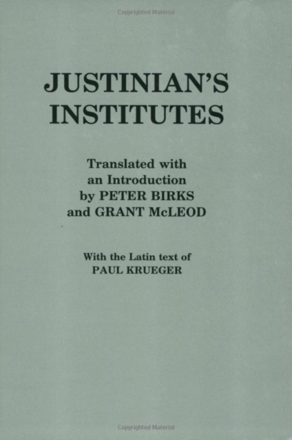 Justinian`s "Institutes",  Book