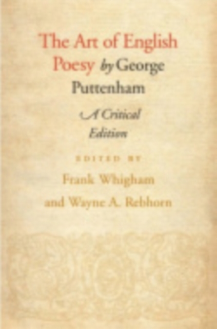 The Art of English Poesy : A Critical Edition, Hardback Book