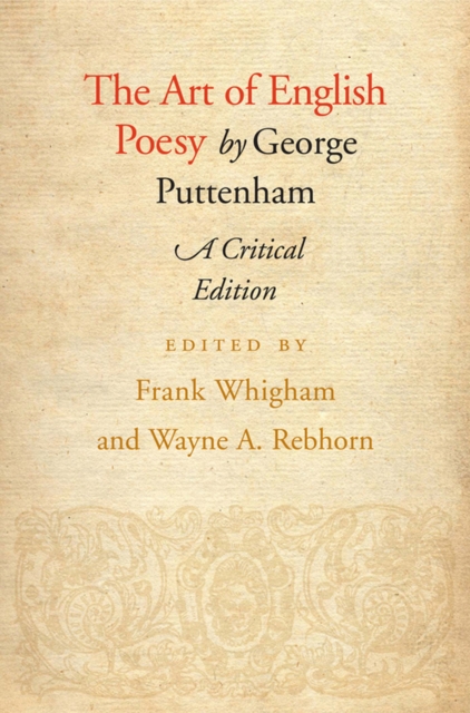 The Art of English Poesy : A Critical Edition, PDF eBook