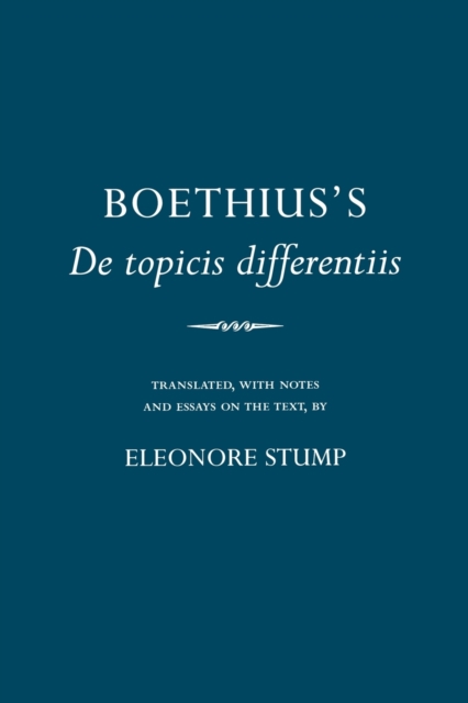 Boethius's "De topicis differentiis", Paperback / softback Book