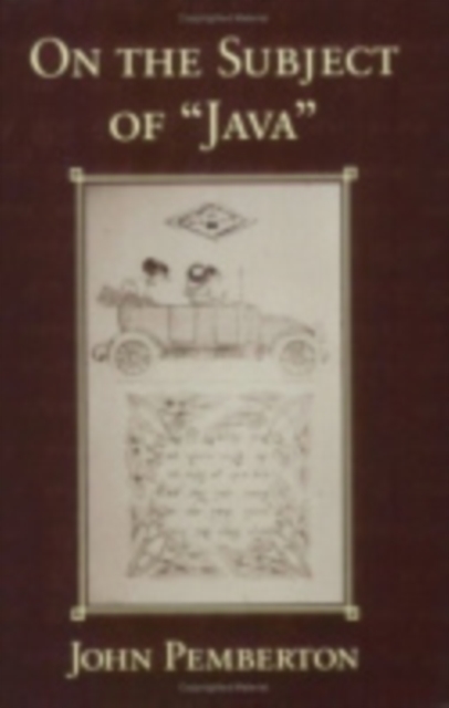 On the Subject of "Java", Paperback / softback Book