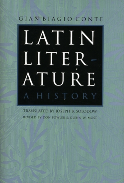 Latin Literature : A History, Paperback / softback Book