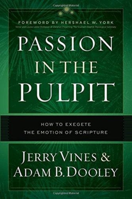 PASSION IN THE PULPIT, Hardback Book