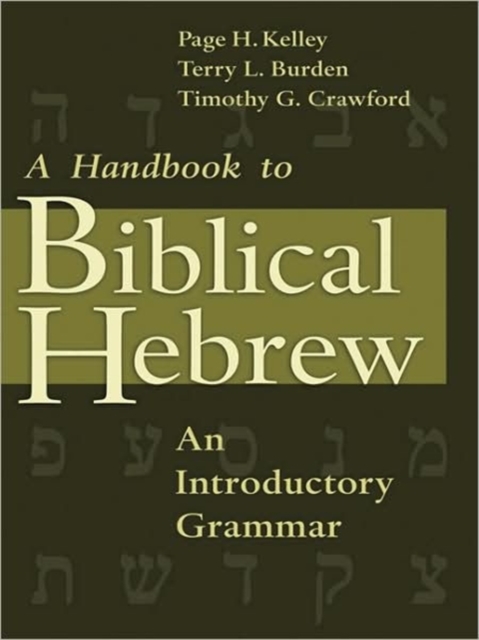 Biblical Hebrew : An Introductory Grammar Handbook, Paperback / softback Book