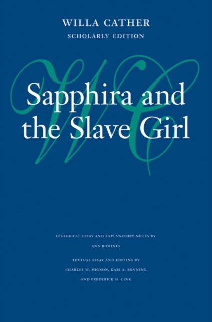 Sapphira and the Slave Girl, Hardback Book